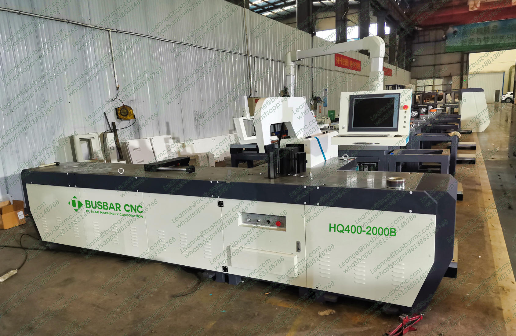 HQ400-2000B servo CNC railbuigmachine