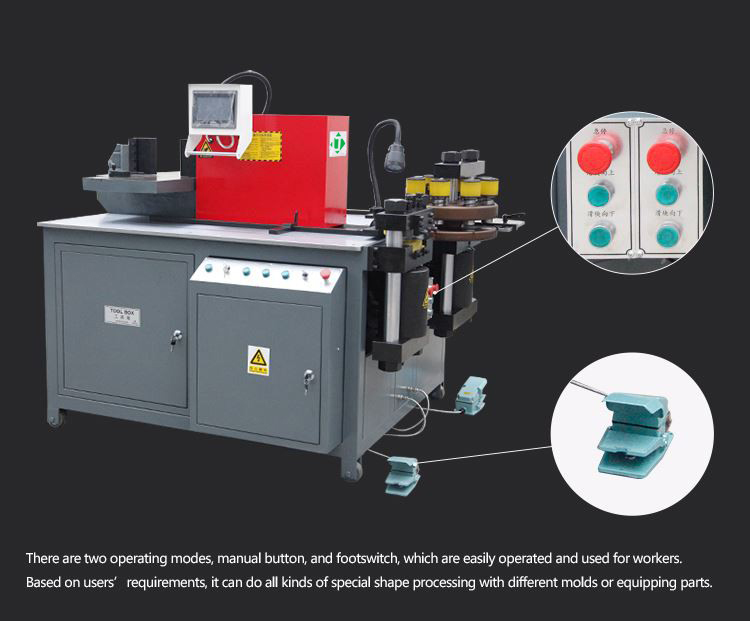 Hoogwaardige koper/aluminium busbar machine