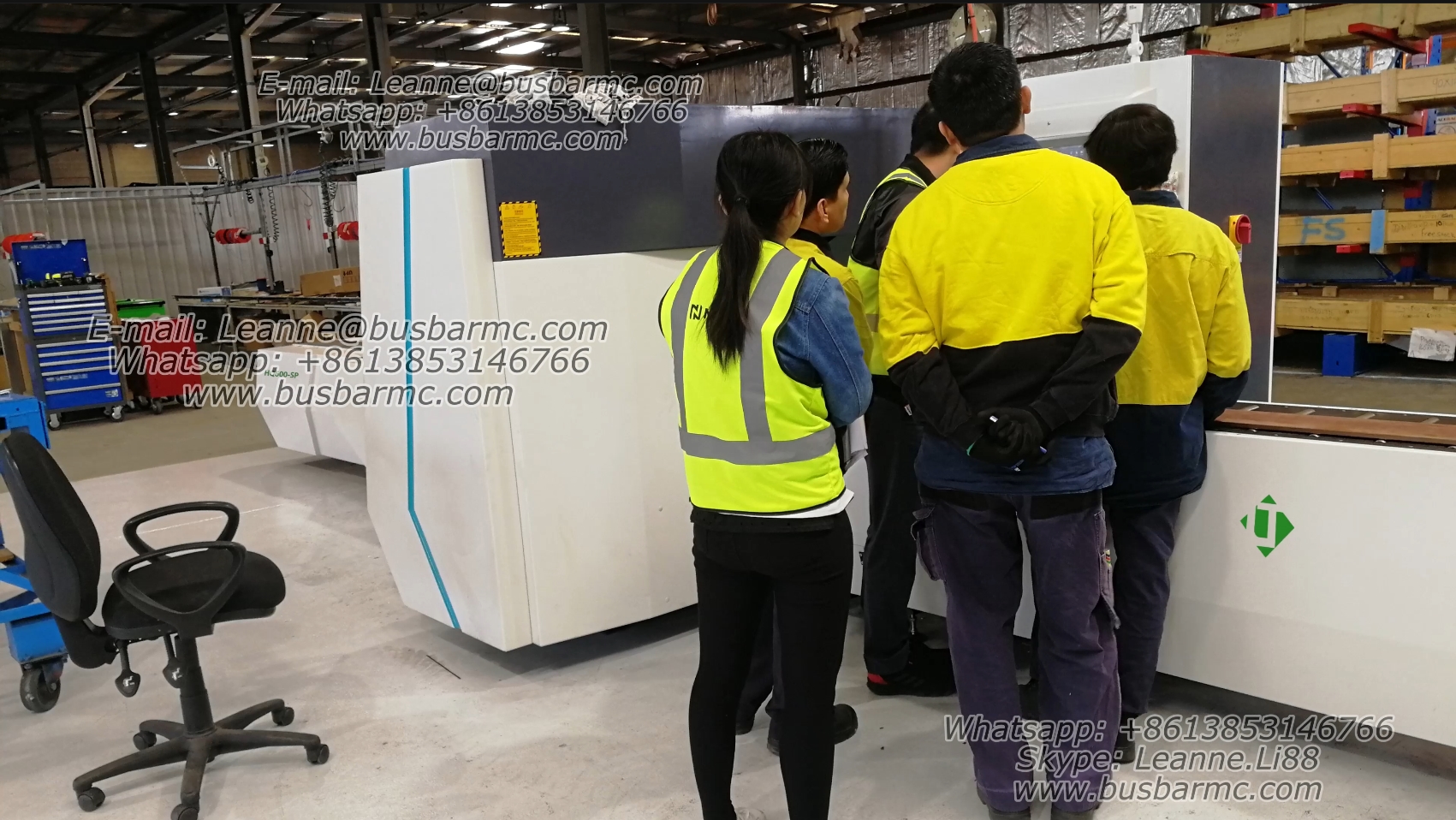 CNC-busbarmachine toepassingsproject 12