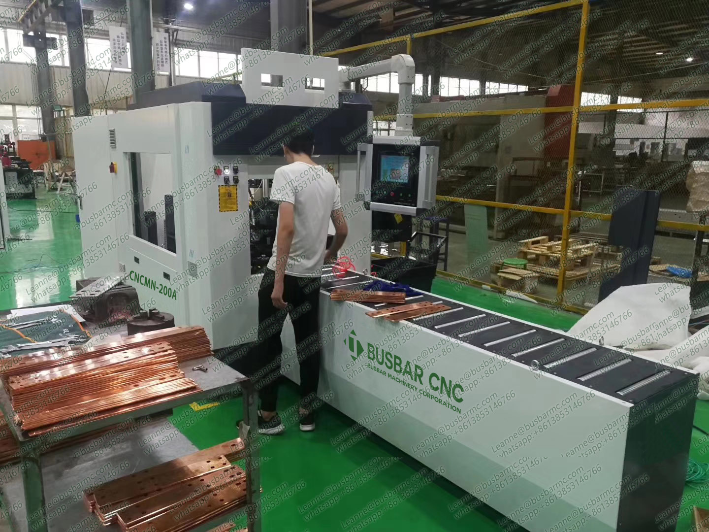 CNC afbraammachine voor koperrails CNCDMN-200A