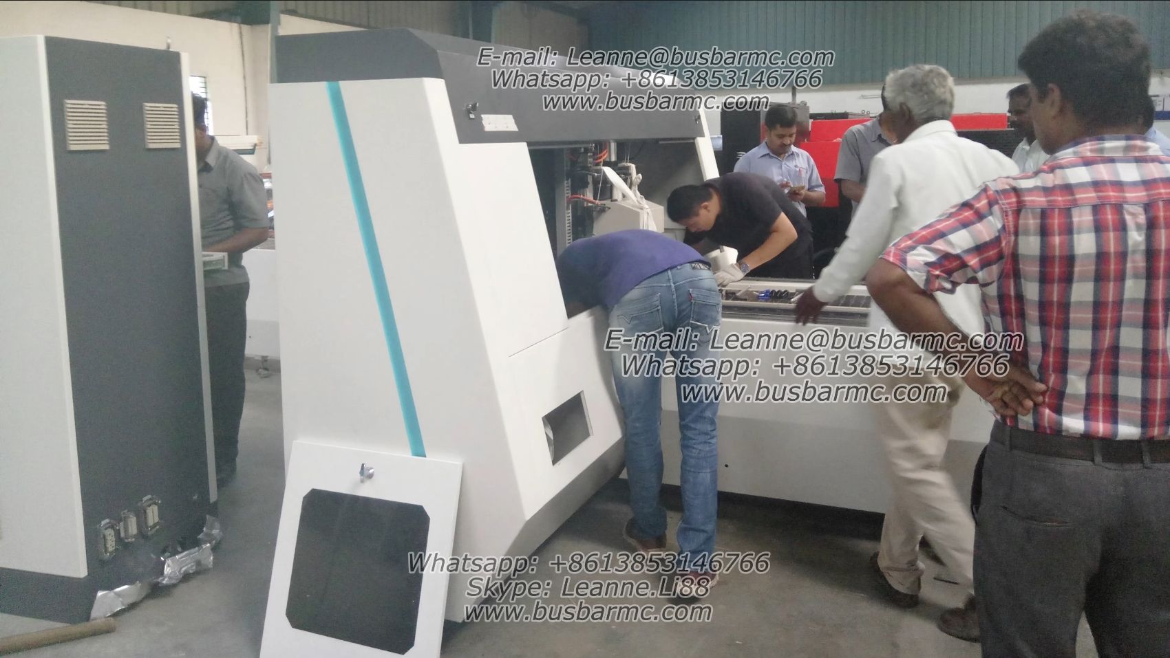 CNC-busbarmachine toepassingsproject 08