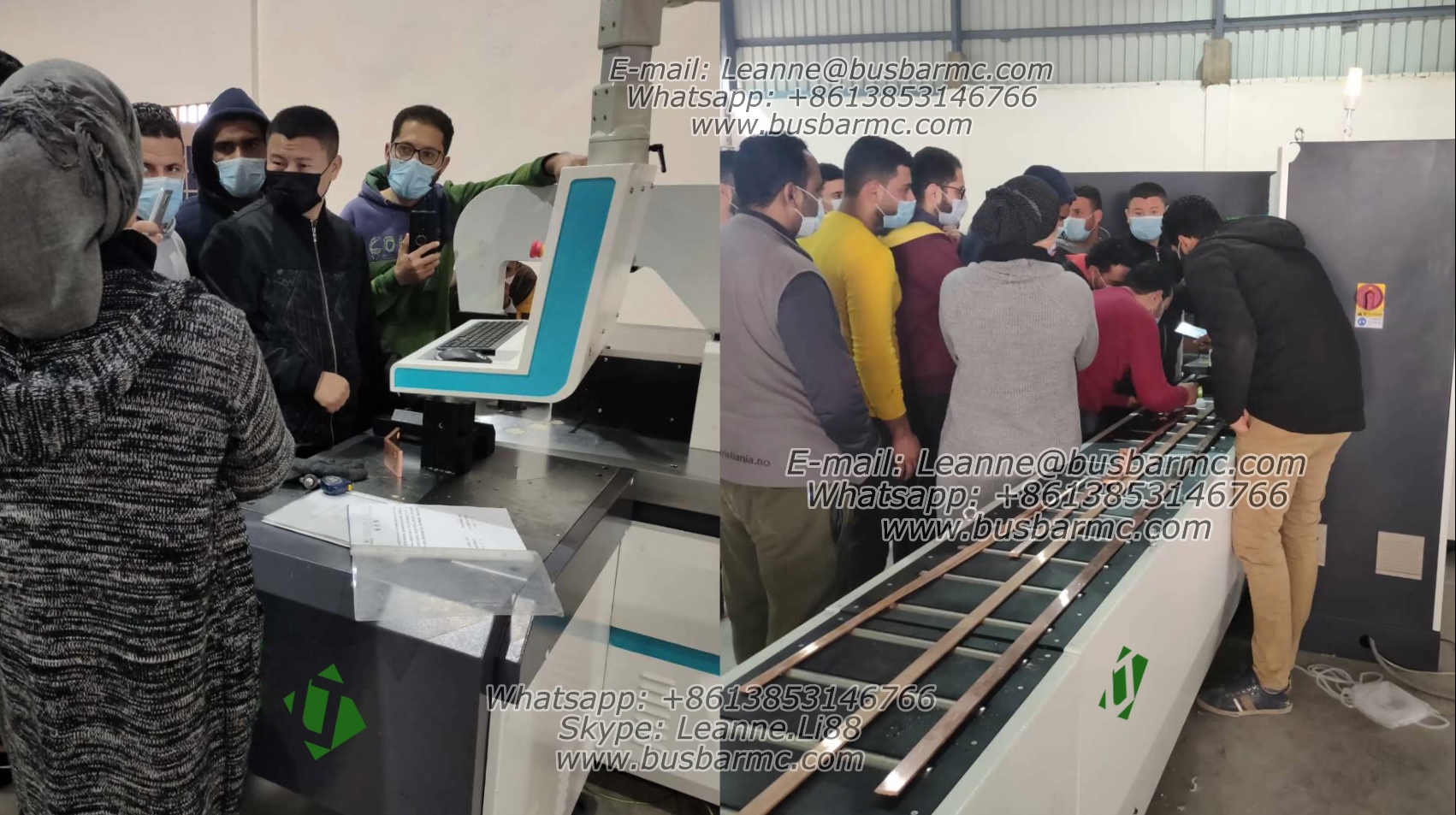 CNC-busbarmachine toepassingsproject 10